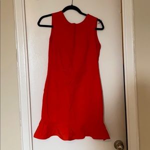 Red/orange cocktail dress